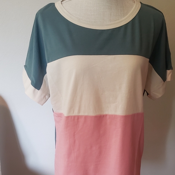 Tri Tone 95% cotton top - Picture 4 of 5